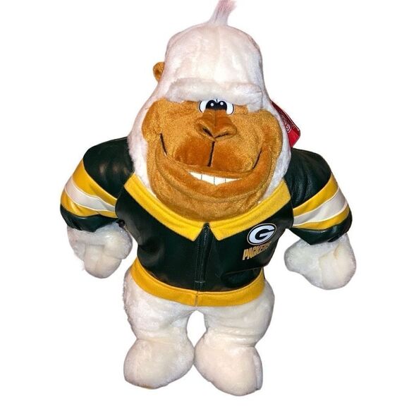NWT Vintage 2001 Rare NFL Green Bay Packers Yeti Gorilla Plush Collectible Item - Picture 1 of 6